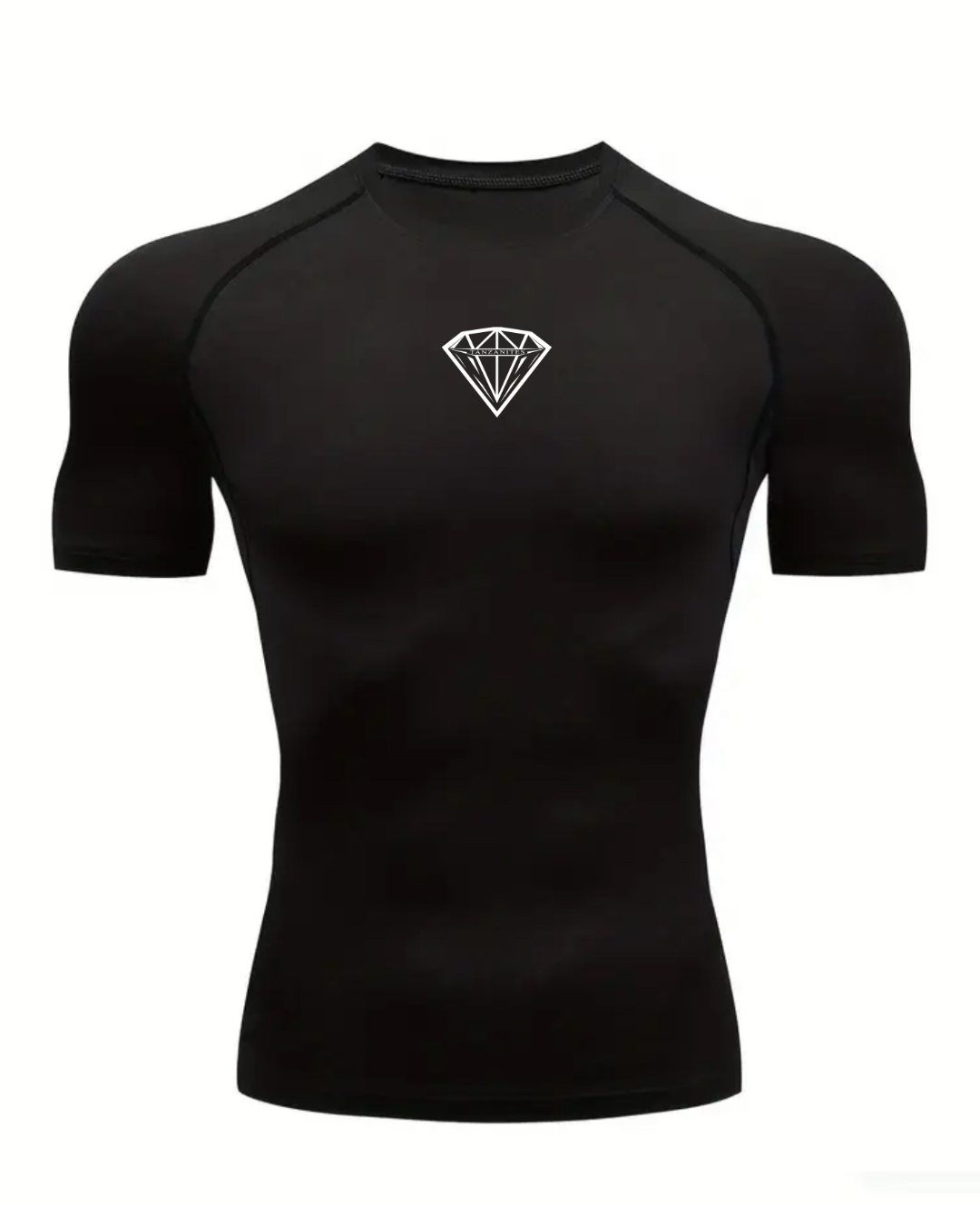 Diamond Compression T-Shirt Black