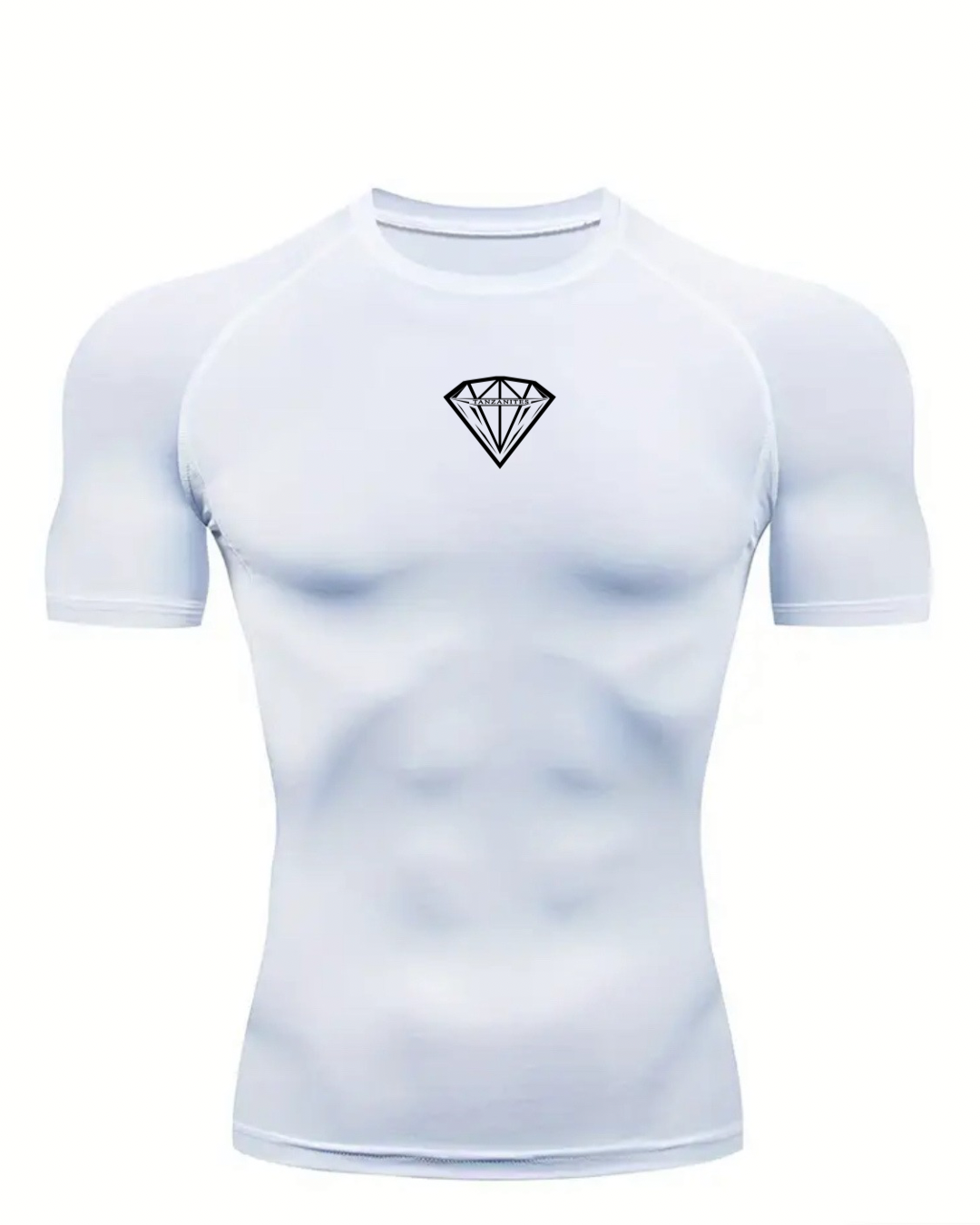 Diamond Compression T-shirt White