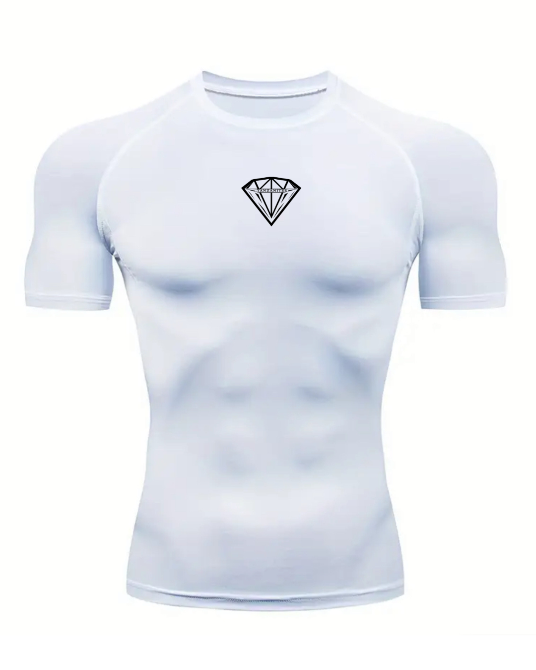 Diamond Compression T-shirt White